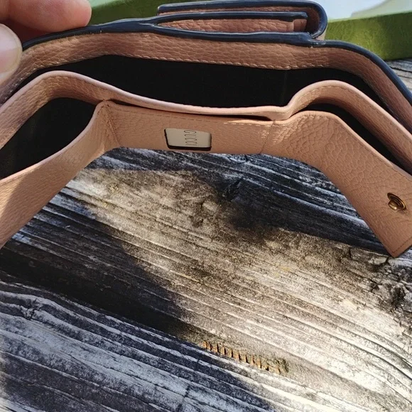 Gucci Blind For Love Blush Pink Compact Wallet With Box, Dustbag & Ribbon - Picture 9 of 12